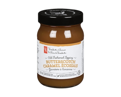 President's Choice Old Fashioned Butterscotch Ice Cream & Dessert Topping - 355.0 ML
