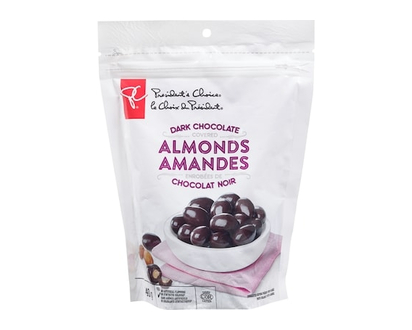 President's Choice Dark Chocolate Covered Almonds - 340.0 G