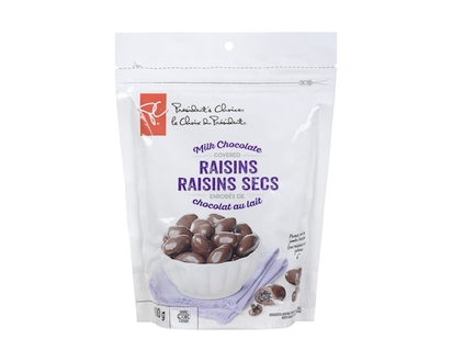 President's Choice Milk Chocolate Covered Raisins - 400.0 G