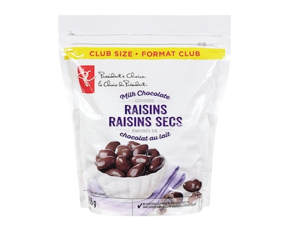 President's Choice Milk Chocolate Covered Raisins - 908.0 G