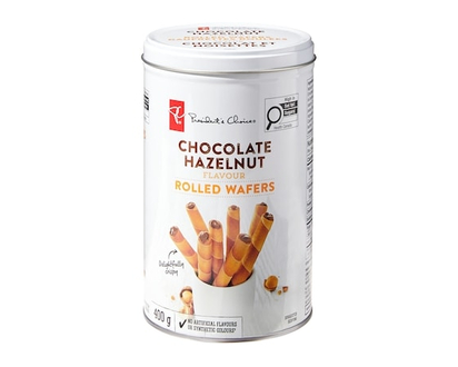 le Choix du Président Gaufrettes roulées saveur chocolat et noisettes - 400.0 G