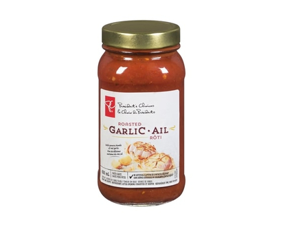 President's Choice Sauce pour pâtes à l'ail rôti - 650 ML