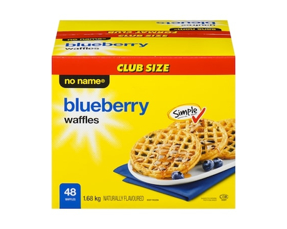 No Name Blueberry Waffles - 1680.0 G