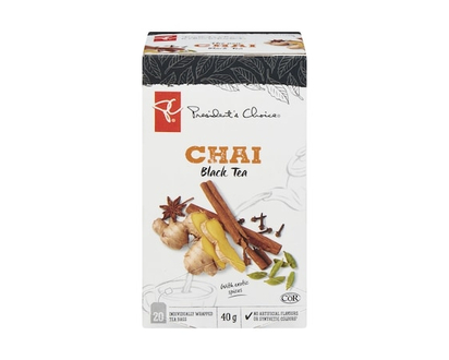 le Choix du Président Thé noir chai - 20.0 EA