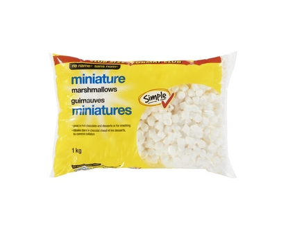 Sans Nom Mini guimauves, format club - 1.0 KG