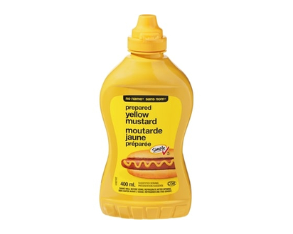 No Name Prepared Yellow Mustard - 400.0 ML