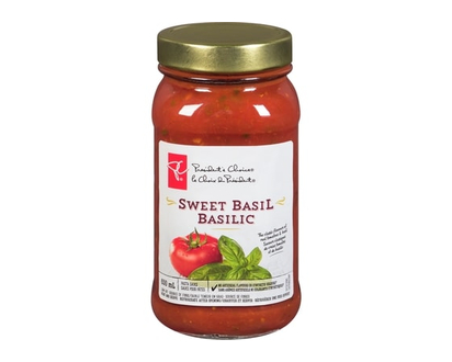 President's Choice Sweet Basil Pasta Sauce - 650.0 ML