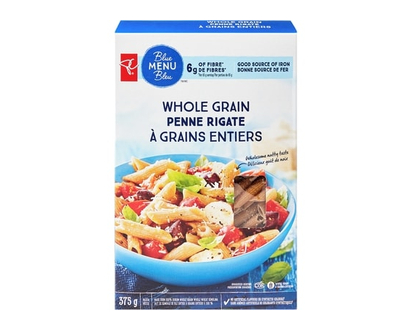 PC Blue Menu 100% Whole Grain Whole Wheat Penne Rigate - 375 G