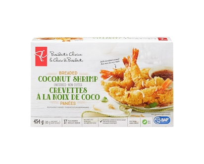 le Choix du Président Crevettes à la noix de coco panées - 454.0 G