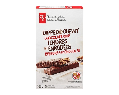 le Choix du Président Barres granola Tendres et enrobées aux brisures de chocolat - 558.0 G