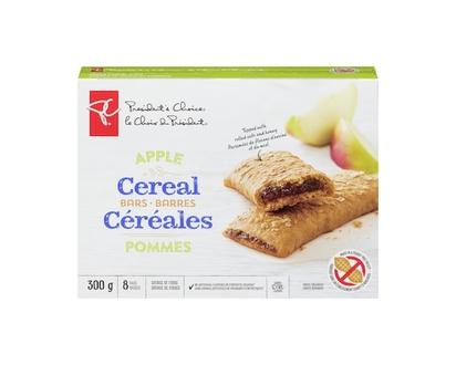 President's Choice Peanut Free Apple Cereal Bars - 300 G