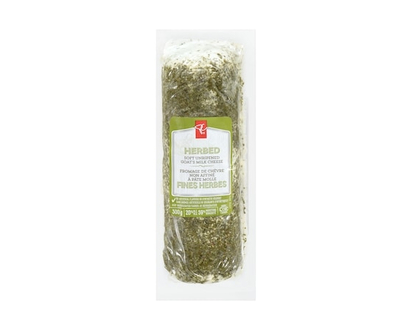 President's Choice Herbed Soft Unripened Goat’s Milk Cheese - 300.0 G