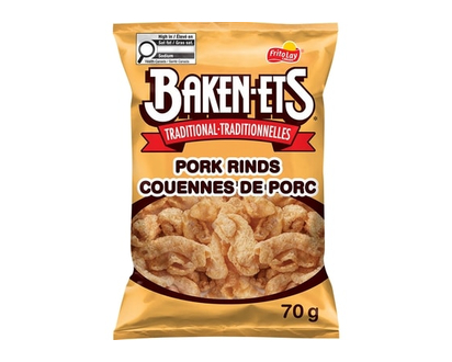 Baken-Ets Traditional Smoked Pork Rinds (small bag) 70g - 70.0 G