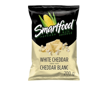 Smartfood White Cheddar flavour seasoned popcorn 200g - 200.0 G