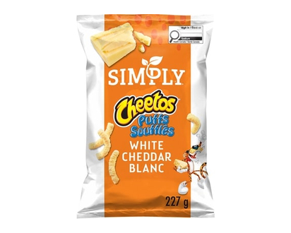 Cheetos Simply Cheetos Puffs White Cheddar Snacks - 227.0 G