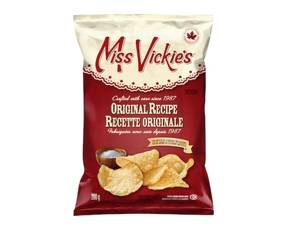 Miss Vickie's Original Recipe kettle cooked potato chips 200g - 200 G