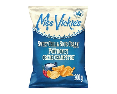 Miss Vickie's Sweet Chili & Sour Cream flavour kettle cooked potato chips 200g - 200 G