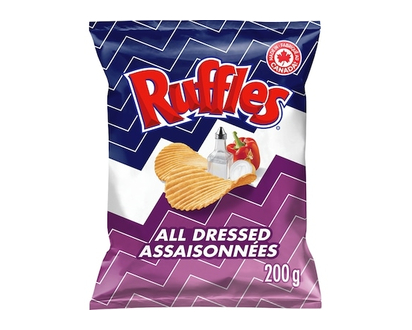Ruffles All Dressed Flavoured Potato Chips - 200.0 G