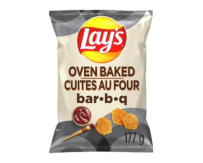 Lay's Oven Baked Bar-B-Q Flavoured Potato Chips - 177.0 G