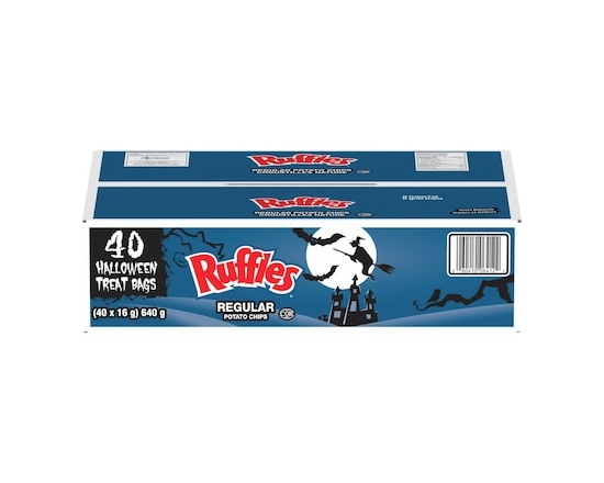Ruffles Regular Potato Chips, Halloween Treat Bags, (40 x 16 g) - 640.0 G
