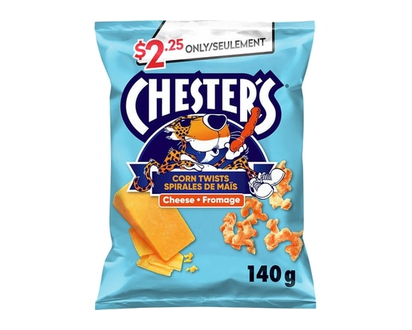 Chester's Corn Twists Cheese Flavoured Snacks - 140.0 G