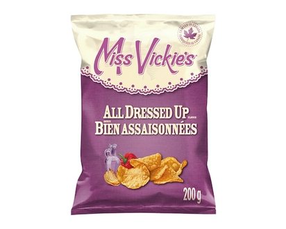 Miss Vickie's Croustilles cuites à la marmite saveur bien assaisonnées - 200 G