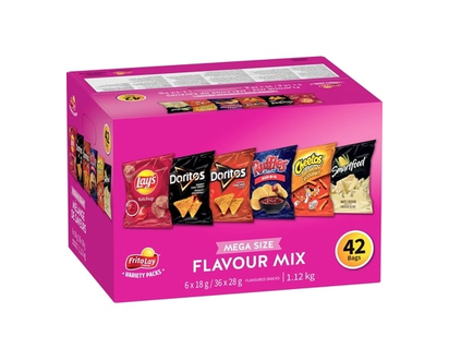Frito-lay Variety Pack Flavour Mix - 1116.0 G