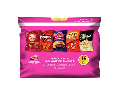 Frito-lay Flavour Mix Variety Packs - 428.0 G