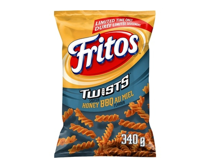 Fritos Twists Honey BBQ Flavour Corn Chips - 340.0 G