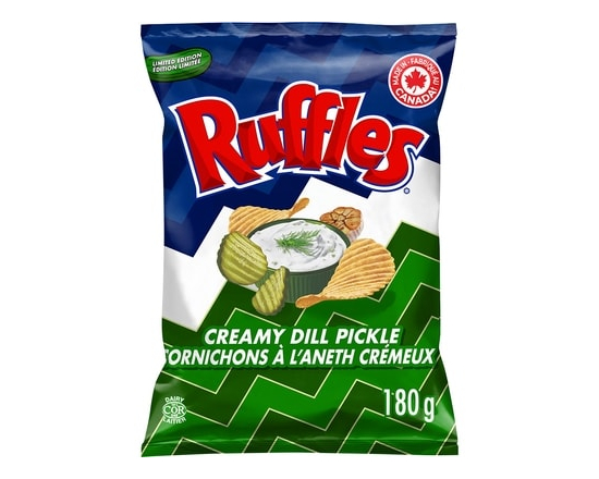Creamy Dill Pickle Potato Chips - 180.0 G