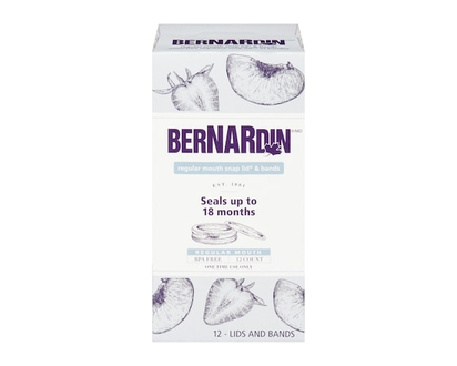 Bernardin Regular Mouth Snap Lid & Bands - 12.0 EA