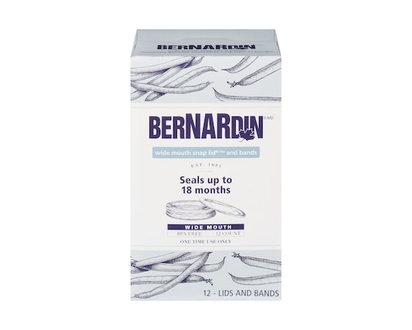 Bernardin Wide Mouth Snap Lid & Bands - 12.0 EA