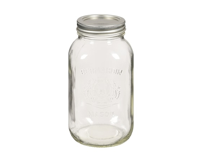 Bernardin 1L Standing Mason Jars, Case of 12 - 12.0 L