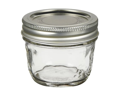 Bernardin Decorative Mason Jars With Lids - 125.0 ML