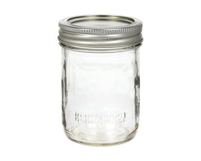 Bernardin 250mL Mason Jars Standard, Case of 12 - 250.0 ML