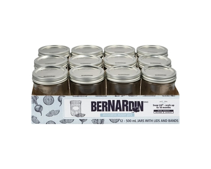 Bernardin Mason Jars Widemouth - 500.0 ML