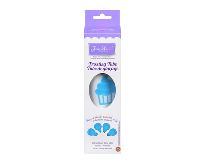 Twinkle Baker Decor Frosting Tube Baby Blue, Vanilla - 80.0 G