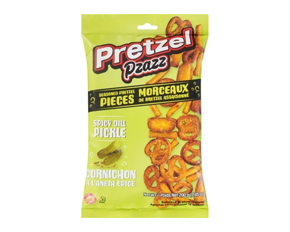 Exclusive Brands Seasoned Pretzel Pieces Spicy Dill Pickle - 200.0 G