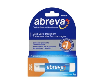 Abreva Cold Sore Treatment Cream Pump 2g - 2 G