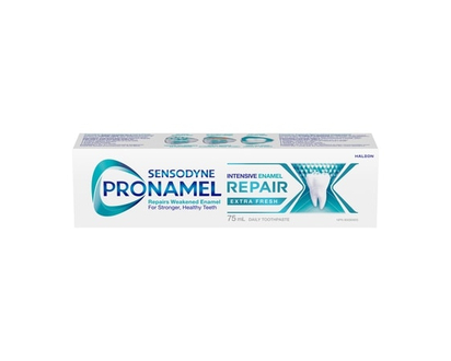 Sensodyne Pronamel Toothpaste for Enamel Care, Intensive Tooth Enamel Repair, Daily Fluoride Toothpaste, Extra Fresh, 75ml - 75 ML