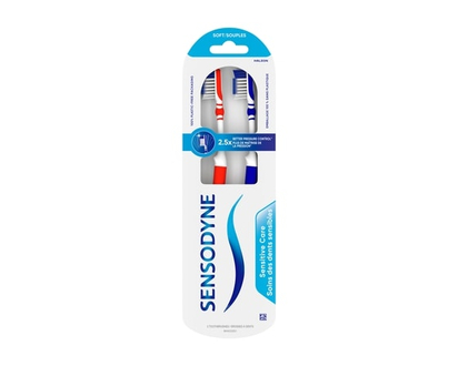 Sensodyne Sensitive Care Toothbrush, Soft Bristle - 2 EA