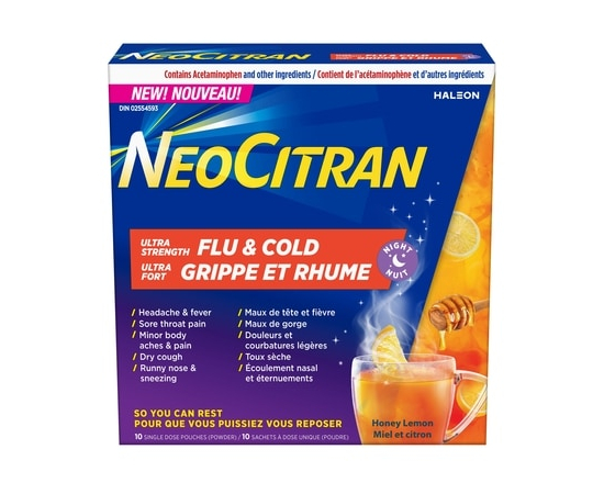Ultra Strength Flu & Cold Night (Powder), 10ct - 10.0 EA