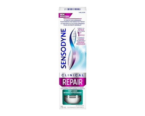 Clinical Repair Mint Toothpaste For Sensitive Teeth, Deep Clean - 75.0 ML