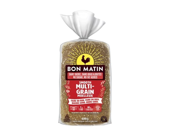 Bon Matin Pain avec grains entiers multigrain moelleux - 600.0 G