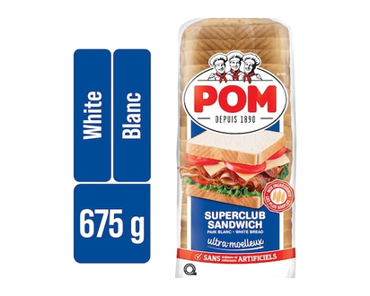 POM Pain à sandwich Superclub blanc ultra-moelleux - 675.0 G