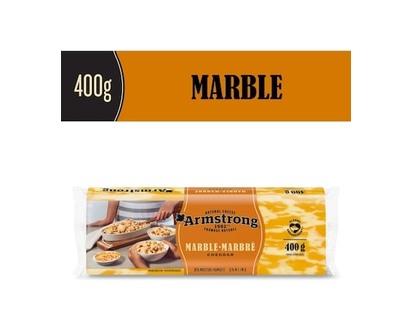 Armstrong Marble Cheddar Cheese - 400.0 G