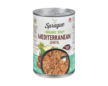 Sprague Mediterranean Lentil Organic Soup - 398.0 ML