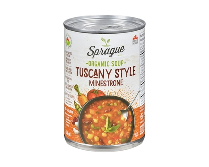Sprague Tuscany Style Minestrone Organic Soup - 398.0 ML