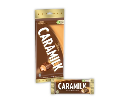 Cadbury CARAMILK, Chocolatey Candy Bars, Multipack, Caramel - 50.0 G