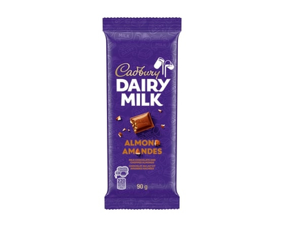 Cadbury DAIRY MILK Almond Chocolate Bar with Almonds - 90.0 G